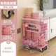 Small pink storage basket + hanging basket + hook