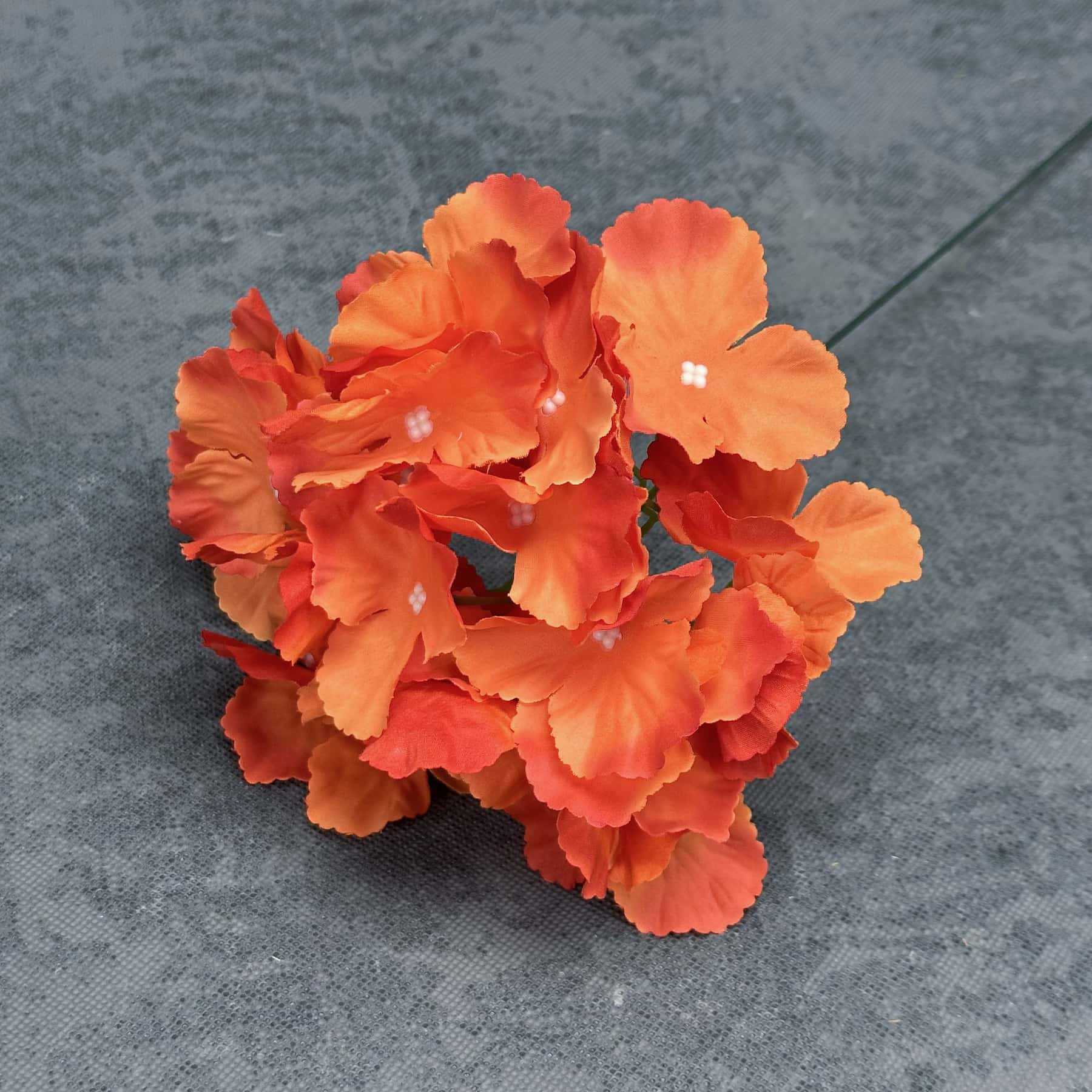 Flores artificiales, 27 piezas, cabezas de flor de hortensia de tallo único, accesorios de decoración para bodas y hogar, flores de seda, adornos de flores falsas, venta al por mayor.