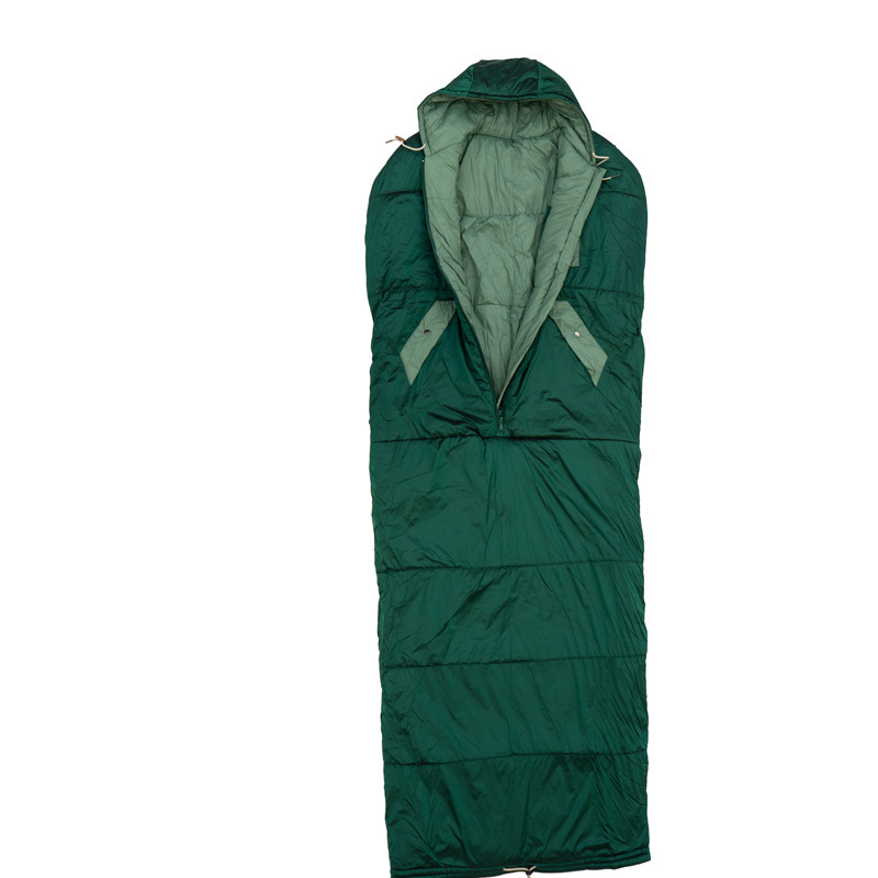 녹색 긴 망토 침낭
