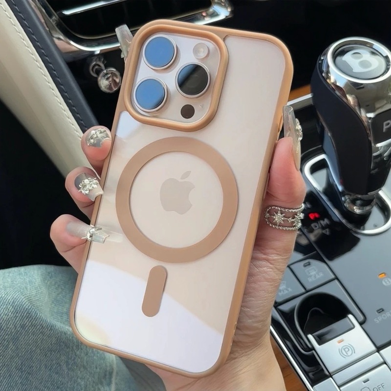 适用苹果17磁吸手机壳16高级感15promax透明不发黄iPhone14保护套|undefined