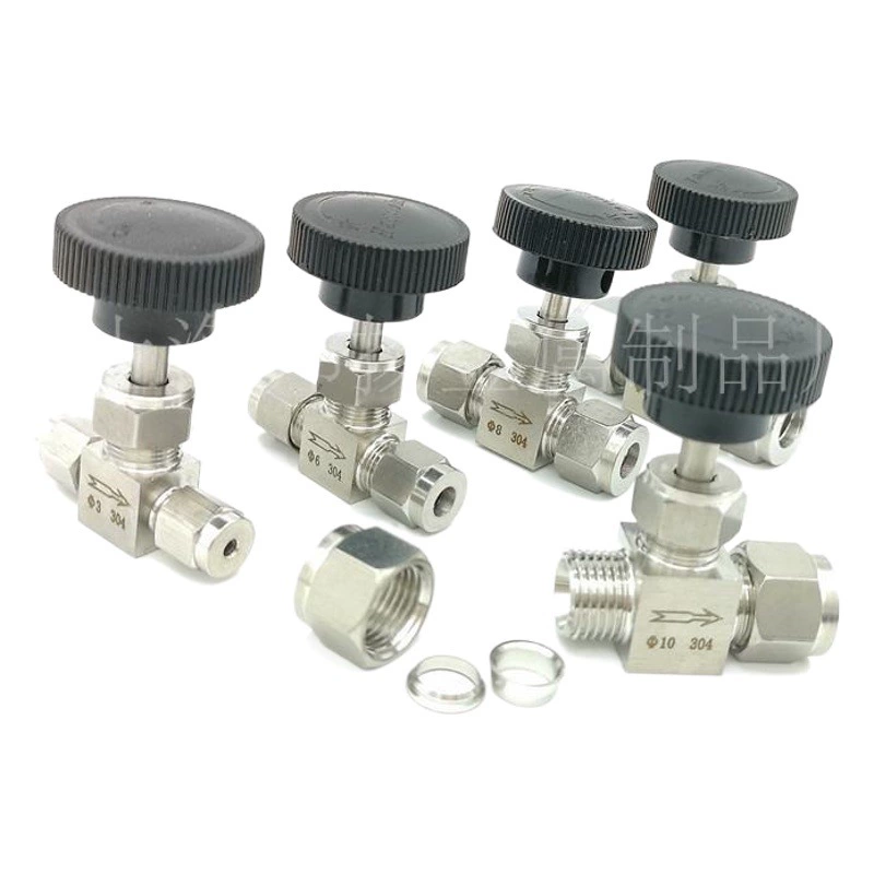 Завод прямой нержавеющей стали 304 наконечник игольчатый клапан шаровой клапан 3681012 клапан управления потоком имитация американского приборного клапана