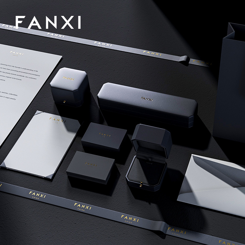 Fanxi Mobile Proposal Marriage Jewelry Box 2024 nueva caja de almacenamiento de joyas de oro de alta gama logotipo privado