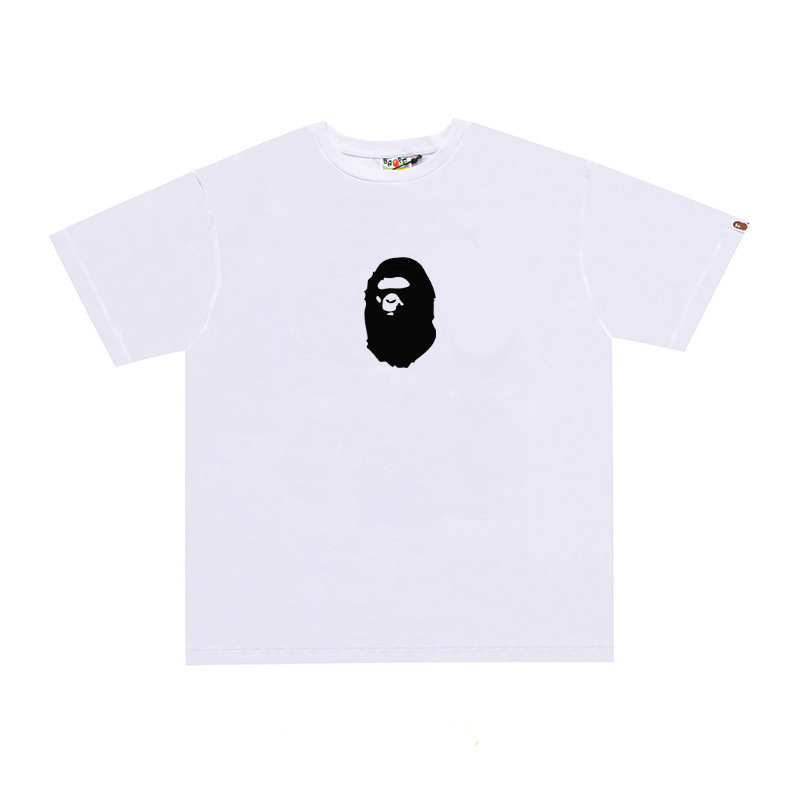 国境を越えた貿易トレンディなブランド半袖メンズレタープリントアメリカンストリートルーズカップルカジュアルTシャツ半袖シャツ|undefined