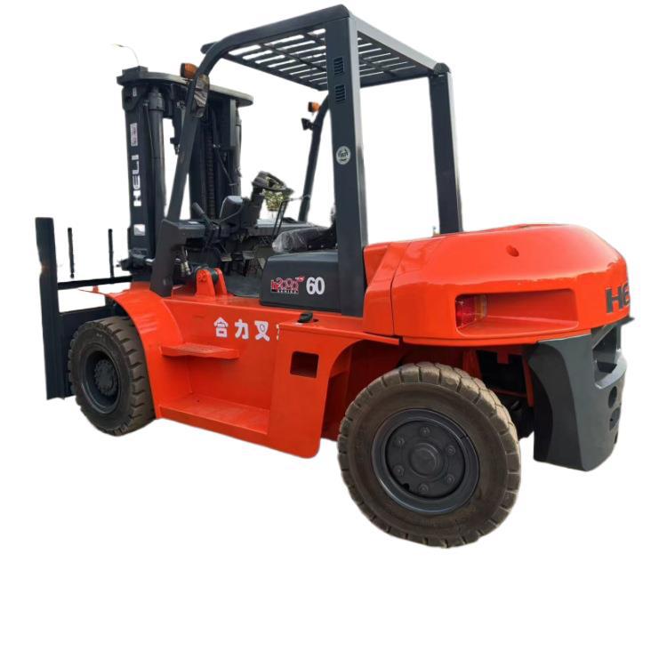 HeLi usado 5 toneladas grandes 5 toneladas / Hangzhou 7 toneladas carretillas elevadoras diesel 90% nuevo 10 toneladas carretillas elevadoras gran tonelaje monopolio