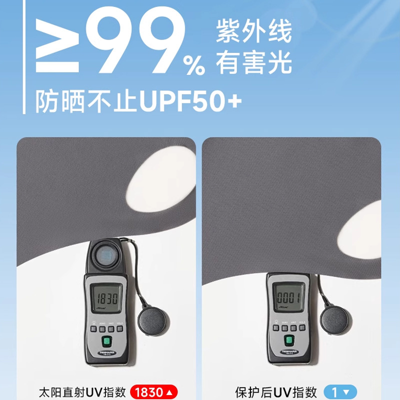 Una máscara de seda de hielo sin marcas, máscara de protección solar delgada y transpirable, máscara de protección solar de verano.