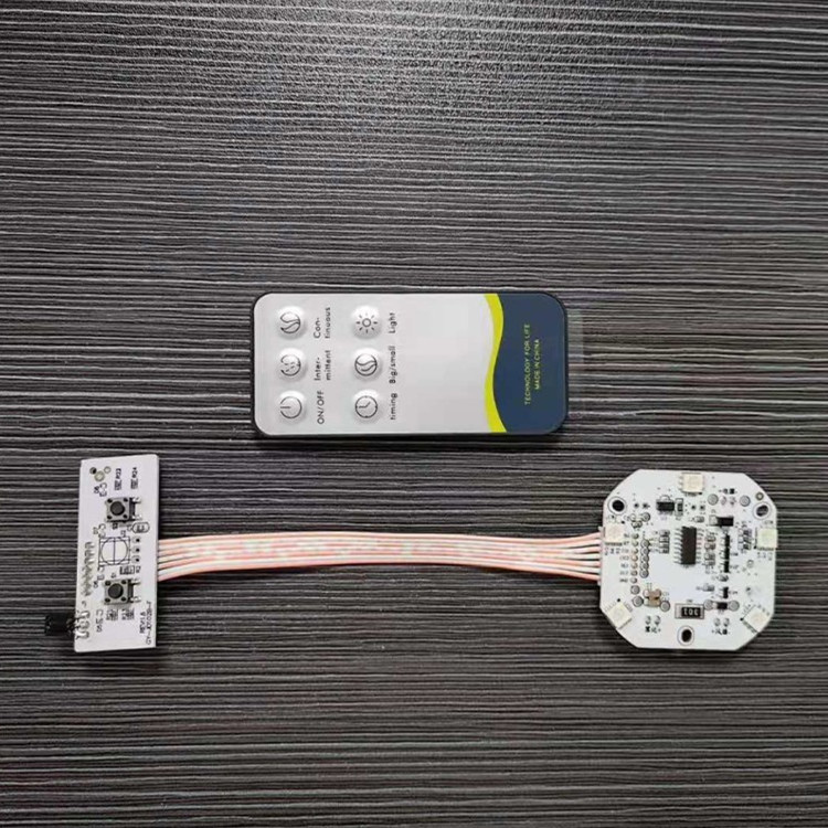 遥控无印500七彩家用桌面超声波空气香薰机PCBA 电线路控制板