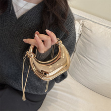 2025新款简约晚宴包单肩斜挎包欧美复古潮流亚克力链条包包女bags