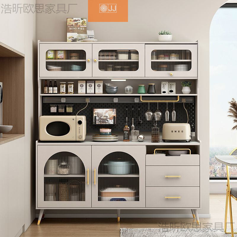 Sideboard Modern Simple Integrated Wall-Mounted Living Room Tea Cabinet Wine Cabinet Storage Cabinet Kitchen Cabinet Cupboard Home Cabinet