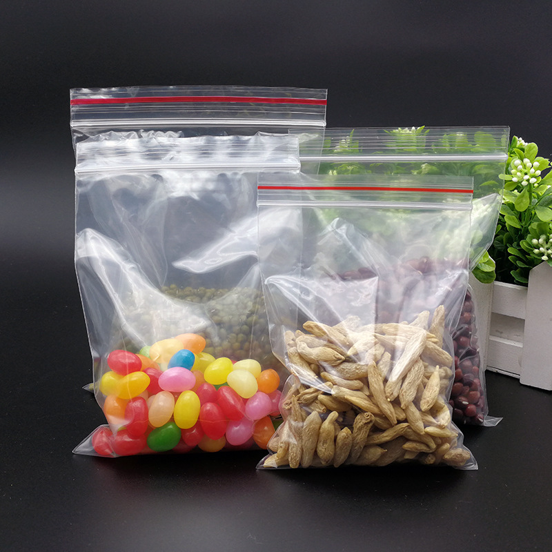 批发 透明PE自封袋 密实袋 密封袋 食品饰品配件包装塑料收纳袋
