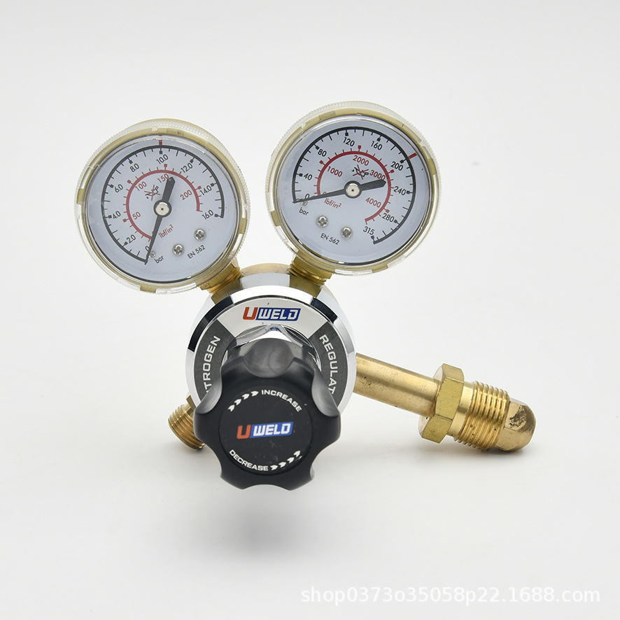 厂家供应氮气减压器跨境畅销氮气压力表
