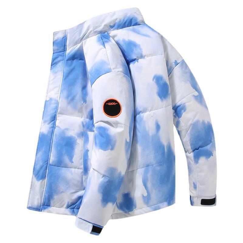 Men's Clothing thick stand collar winter jacket teenagers couple trend_voghion.com