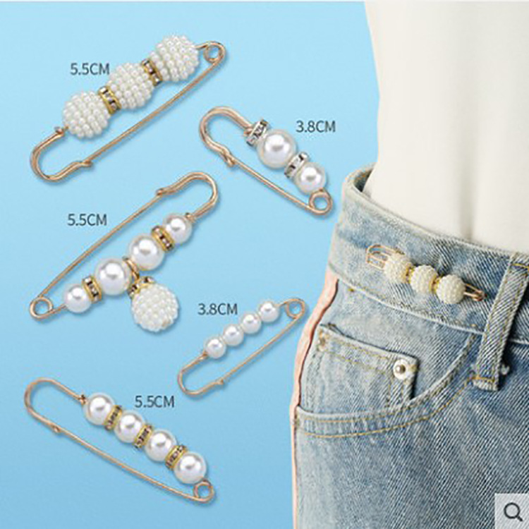 PIN combinación de corrección de cintura artefacto cintura falda de ajuste de cintura anti-exposición hebilla broche mujer ropa fija