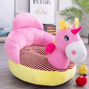 Baby Learning to Sit Sofa with Music Luminous Baby Backrest Seat