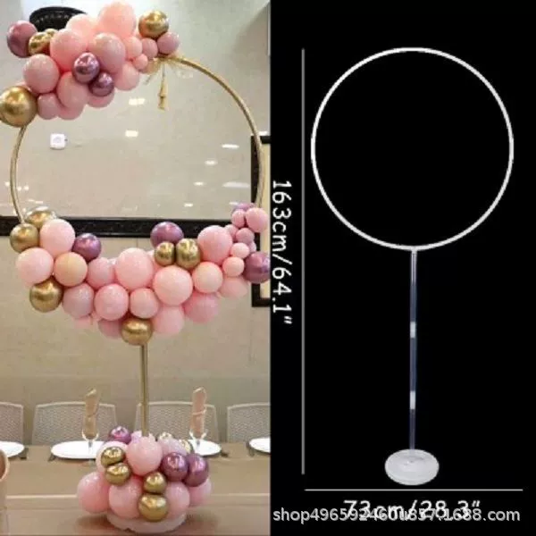 Хрустальная трубка воздушное Кольцо воздушный шар плавающая колонна светящаяся медная проволока цветные огни День рождения воздушный шар украшение