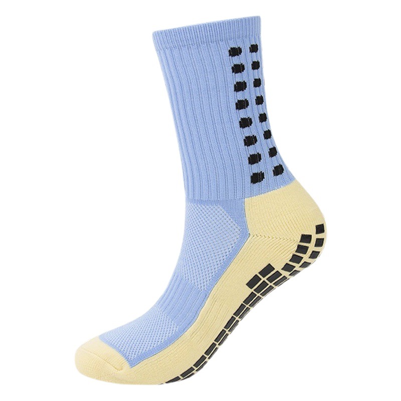 Calcetines de fútbol para hombres y mujeres que dispensan Calcetines antideslizantes de media pantorrilla FONDO DE toalla transfronterizo Amazon corriendo calcetines deportivos