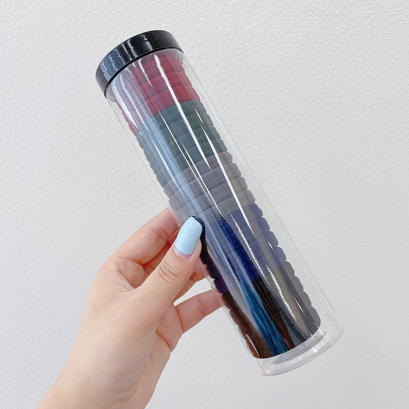 Cuerdas de cabello de cola de caballo de alta elasticidad, banda de goma duradera, anillo de cabello de mujer, 2025 nuevo toque de cabello de primavera y verano de alta gama