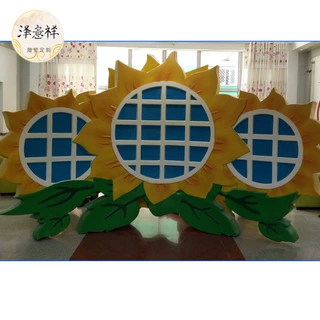 卡通玻璃钢定制推荐立体浮雕塑 企业门口摆件 影视道具 树脂雕塑
