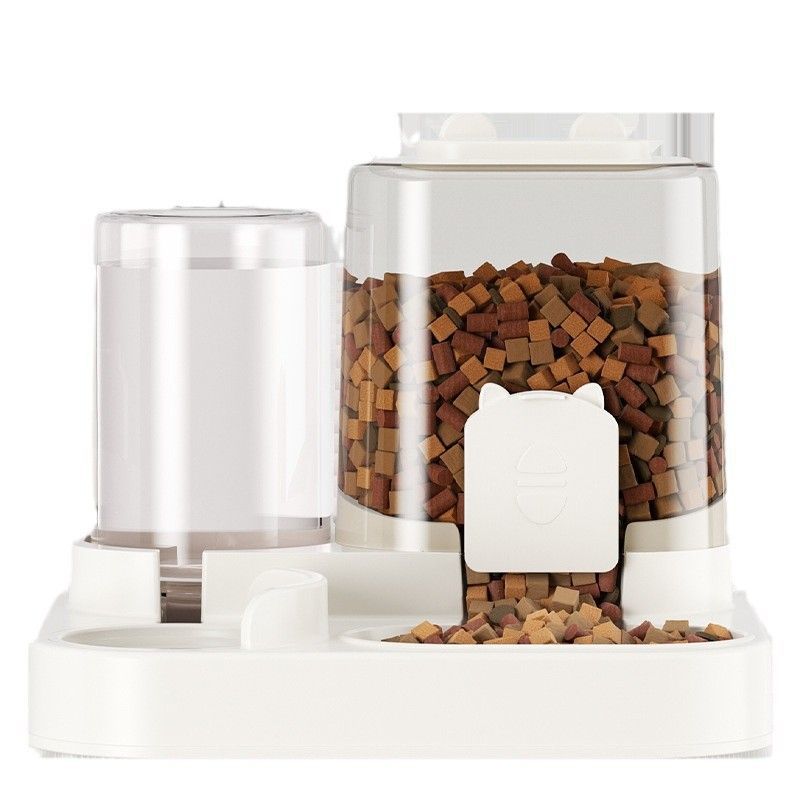 Nuevo alimentador automático para gatos, tazón para gatos, bebedor de agua dos en uno, tazón para gatos, tazón para perros, alimentador de agua