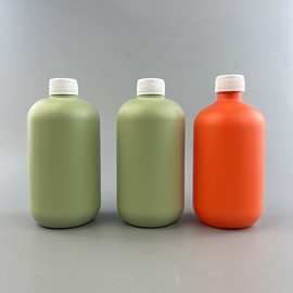 pe500m内衣洗衣液管道疏通剂沐浴露塑料洗脚液分装瓶配盖分装瓶