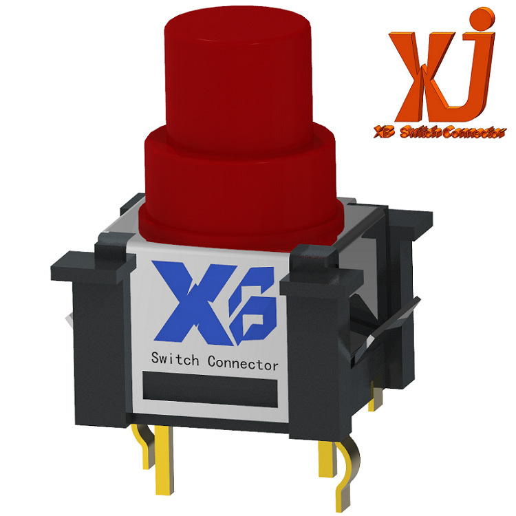 Square Light Touch Switch 9.8*10.5 Round Head with Light Key Switch 9.8X10 Tactile Switch with Light