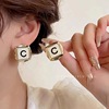 Earrings, trend fashionable accessory, Korean style, silver 925 sample, city style, wholesale