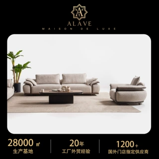 外贸家具出口 别墅豪宅客厅沙发套装sofa set广东佛山高端沙发