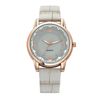 Quartz fashionable universal swiss watch, two-color dial, belt, wholesale