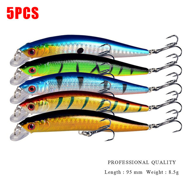 Fishing Lure Tackle Kit Set Crazy Wobblers Artificial Bionic
