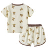 Summer children's cute set, short sleeve T-shirt, shorts, thin pijama, with little bears
