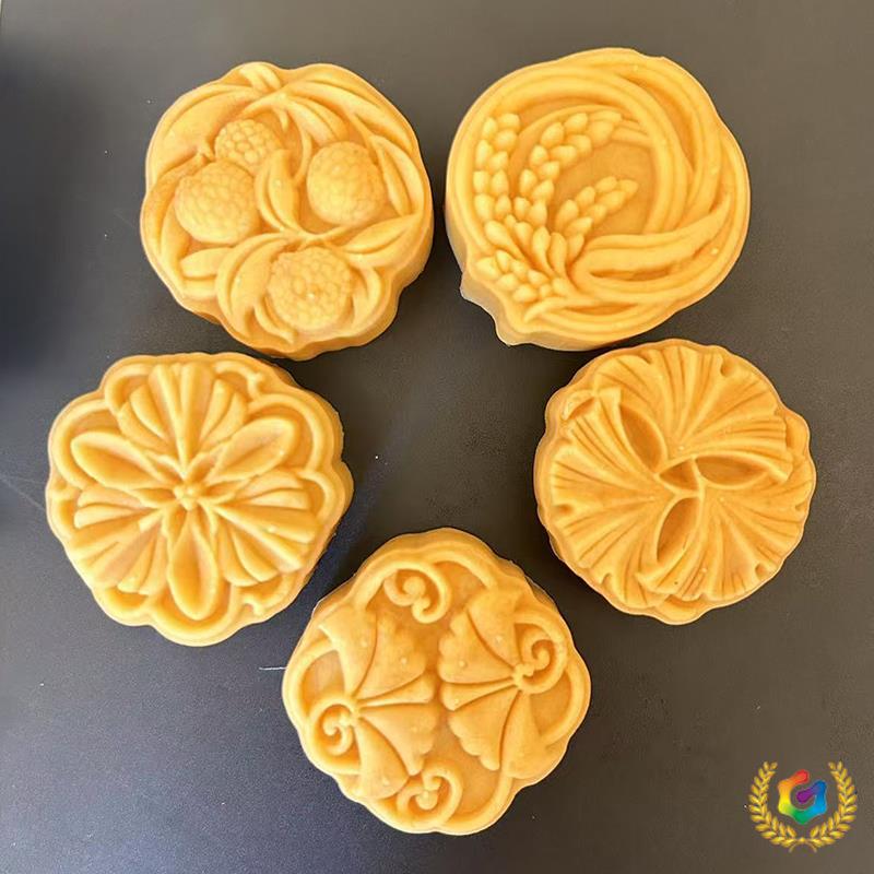 ∈25年网红新款饼干糕点手压米月饼桃山皮食品级商用模具