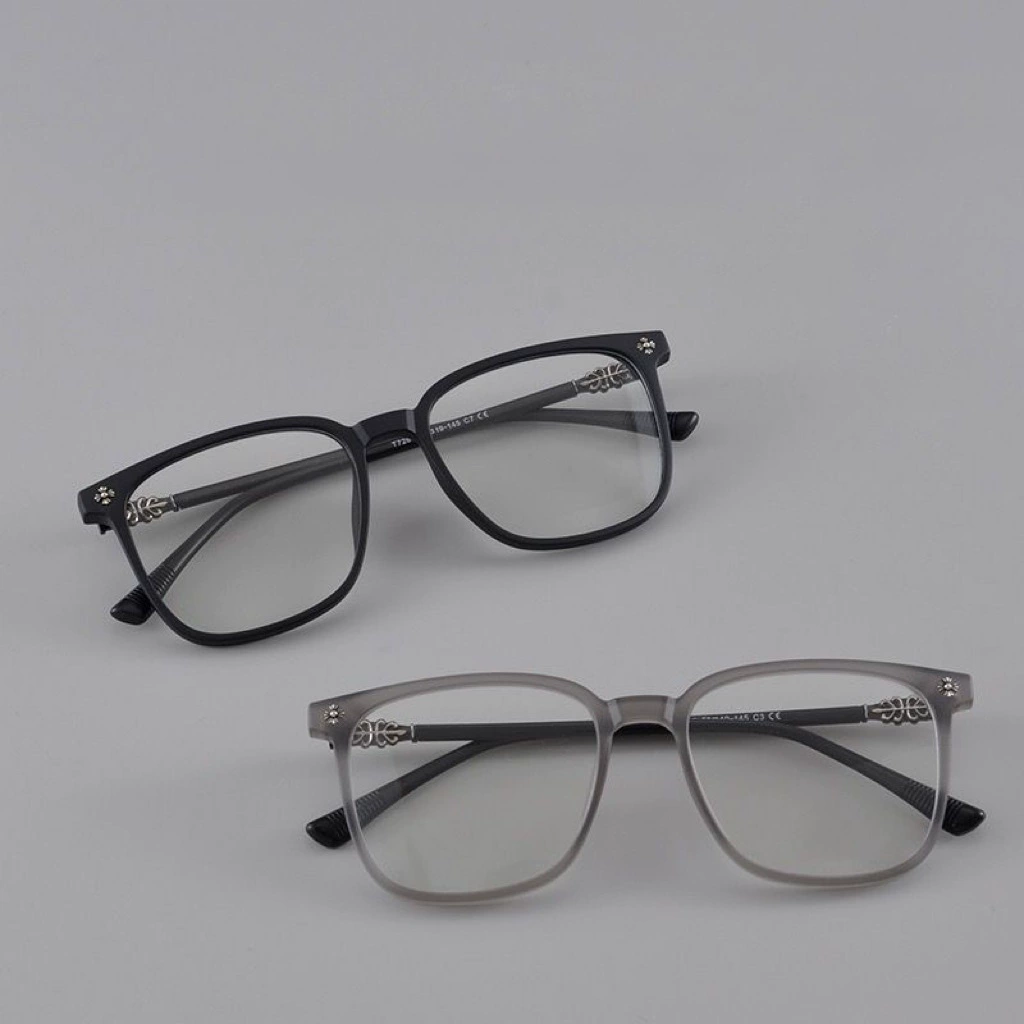 Anti-radiation glasses men's, matte frame, anti-blue-light lenses, multiple powers