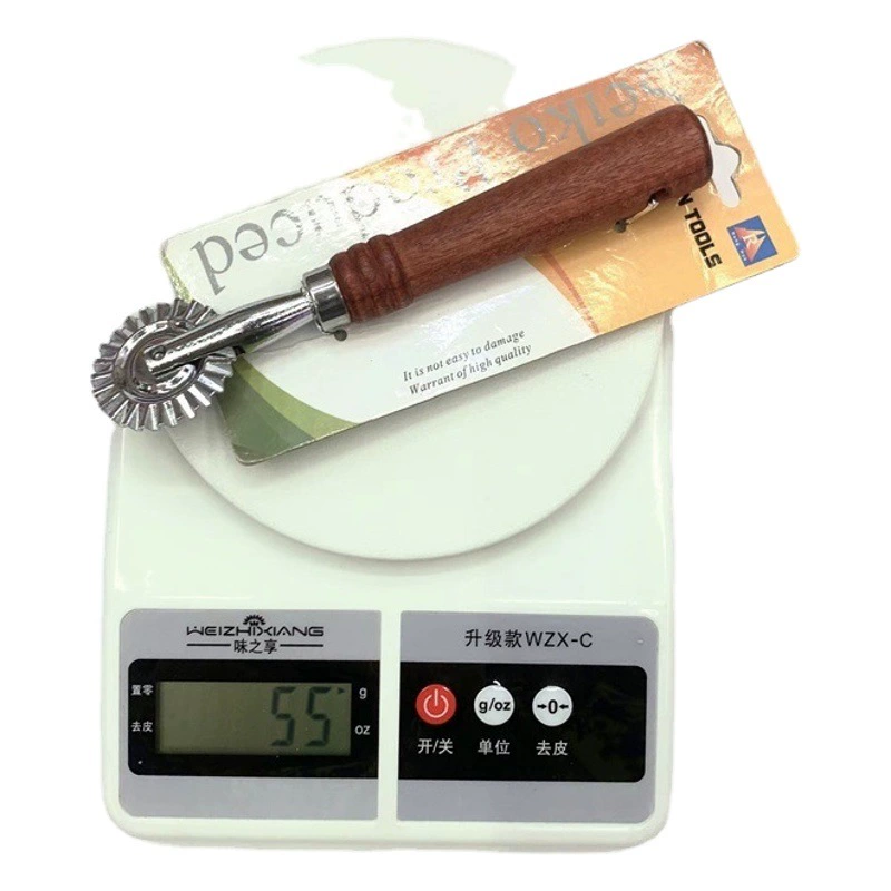 Креативный роллер-нож с деревянной ручкой, новый нож для пиццы из нержавеющей стали, нож для выпечки хлеба и тортов, роллер-нож для пиццы