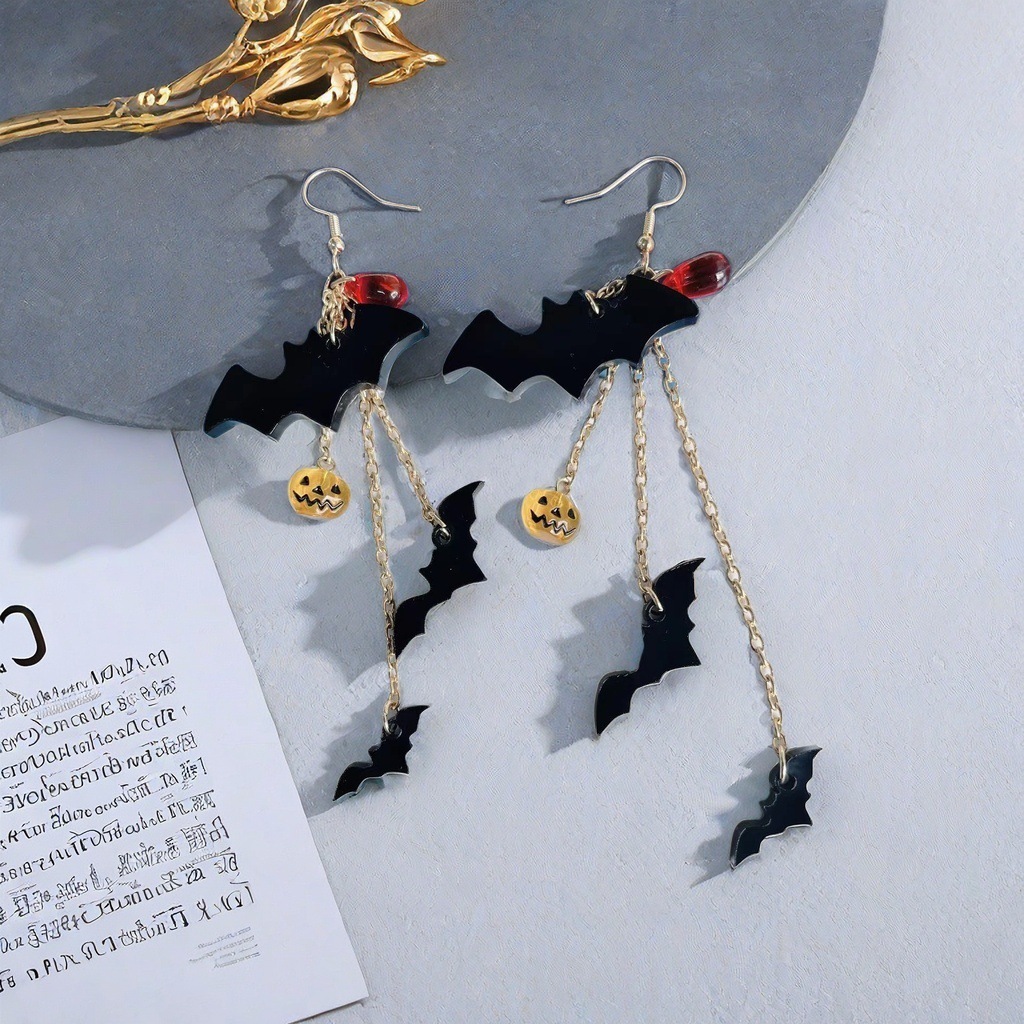 acrylic small earrings stainless steel