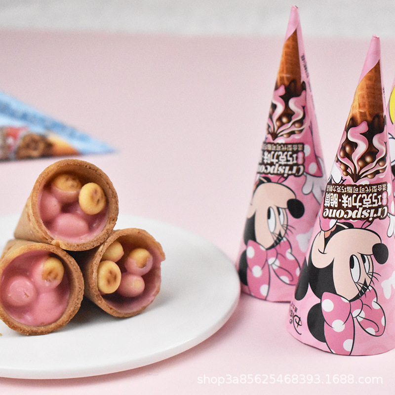 딸기 초콜릿맛 크리스피콘 10개 (미니)