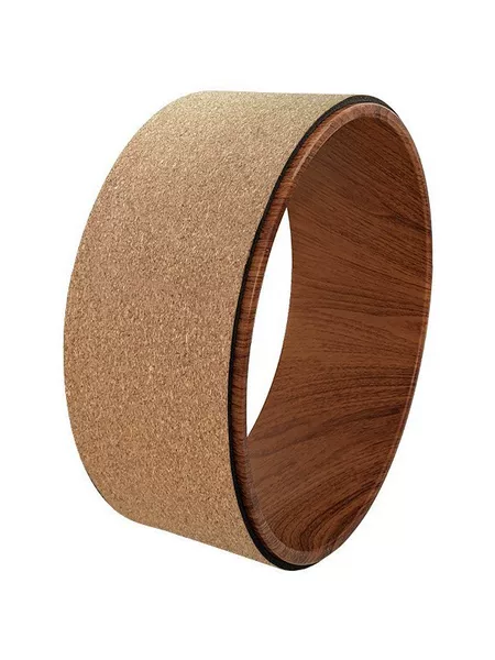 Cork yoga wheel, ABS wood grain yoga wheel, yoga ring, wooden yoga wheel, yoga auxiliary ring