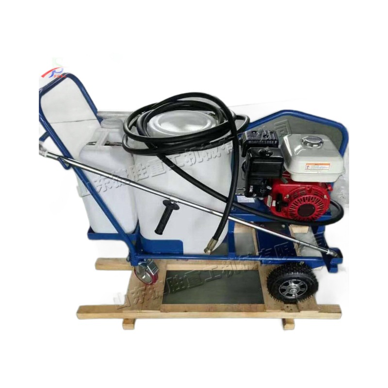 pulverizador de asfalto emulsionado pequeño pulverizador de asfalto empujado mano mantenimiento de pavimento de construcción reparador de distribuidor
