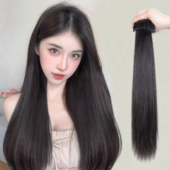 ヘアエクステ 3ピースウィッグ ヘアエクステ ショートヘア用 インビジブルシームレス ロングヘア用 ストレートウィッグ