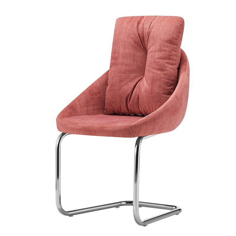 Silla de comedor personalizada silla de mesa de comedor de alta calidad silla de respaldo de lujo ligera silla de hierro forjado nórdica silla de exportación transfronteriza image 6