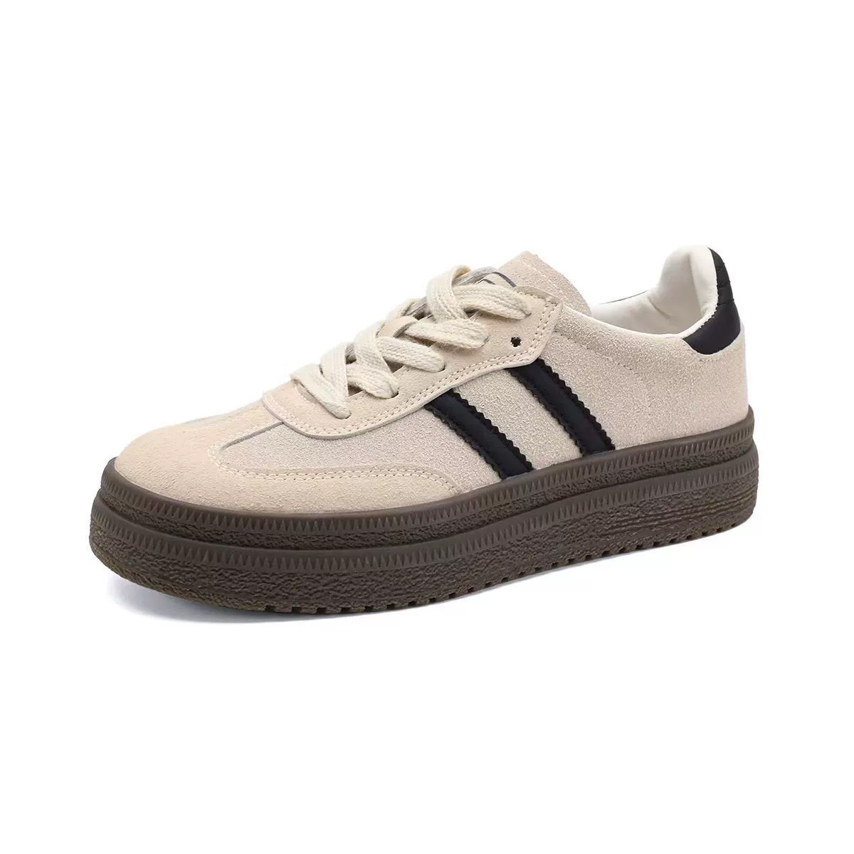Retro moral training shoes for women 2025 new popular spring and autumn thick-soled versatile shoes for women niche autumn sneakers on behalf of