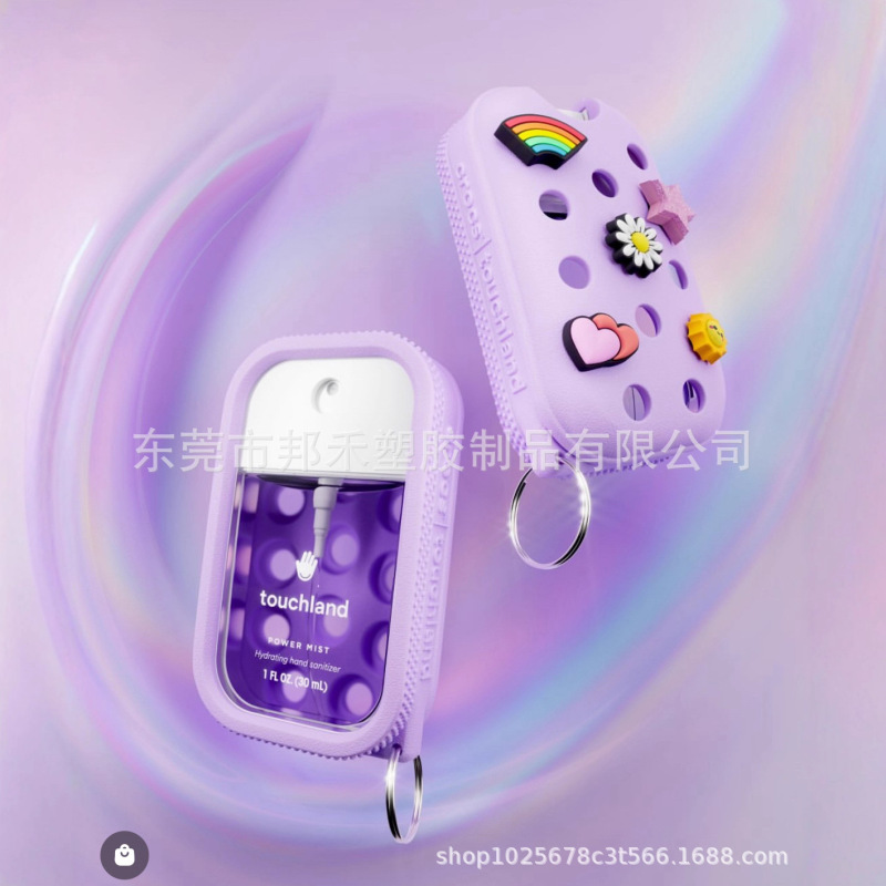 Customizable Cartoon Flower Silicone Case Portable Credit Card-Style Alcohol-Based Hand Sanitizer Spray in Various Scents Customizable Cartoon Flower Silicone Case Portable Credit Card-Style Alcohol-Based Hand Sanitizer Spray in Various Scents