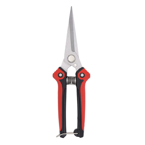 Manufacturer wholesale straight rubber plastic pruning shears, labor-saving multi-purpose gardening shears, stainless steel gardening pruning shears