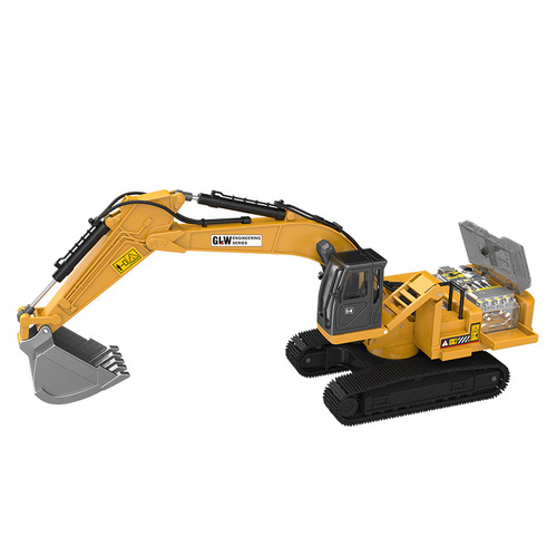 International foreign trade alloy inertia engineering vehicle toy toy truck large truck excavator bulldozer crane mixer truck
