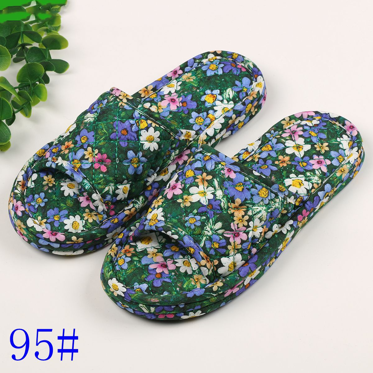 삼겹 꽃무늬 원단 여성용 95