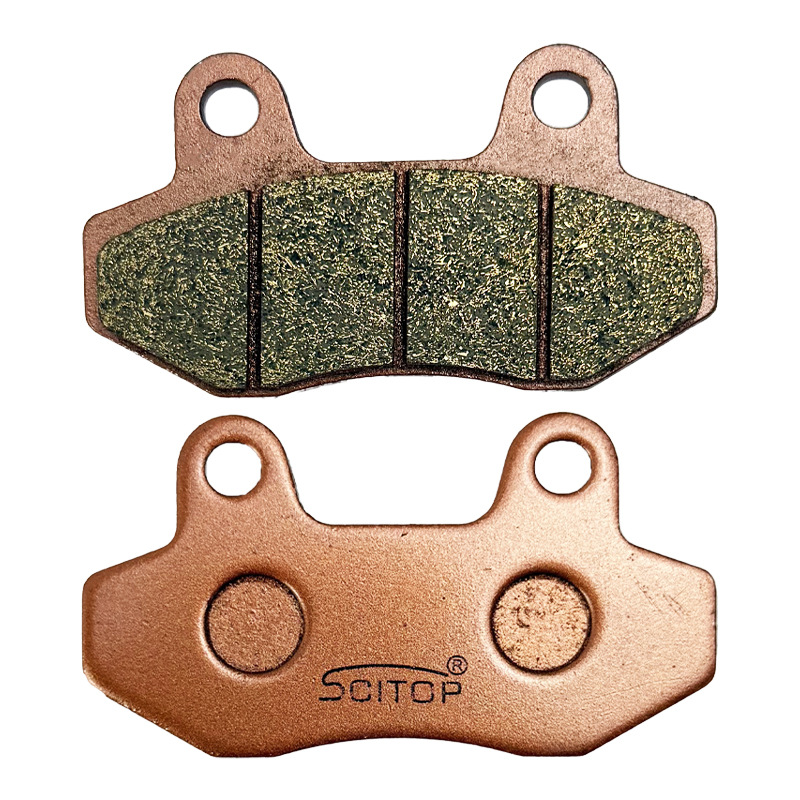 Copper-Based Ceramic Cbx125 Disc Brake Pads for Electric Vehicles and Motorcycles, Front and Rear Ceramic Thickeneded Wear-Resistant and Waterproof