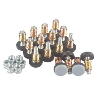 Furniture Leveler PTFE Teflon Bottom Base Thread Handle Adjusting Cushion Table Chair Installation and Floor Protection