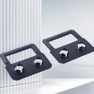 Modern minimalist double-hole hanging gear E219-2 hardware accessories electric gram photo frame accessories Deheng hanging gear manufacturers supply