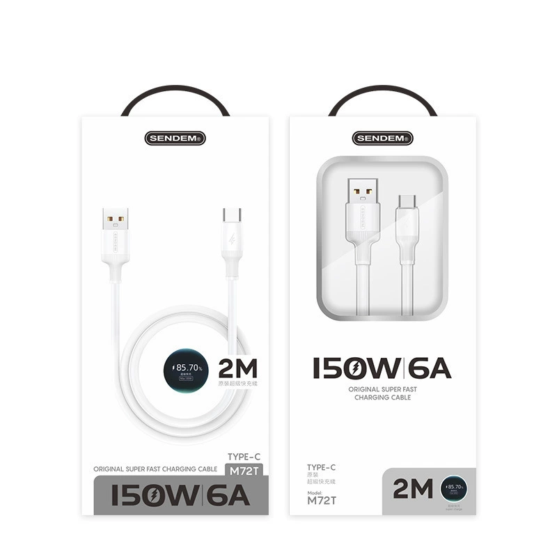 Apple, совместимый кабель для зарядки мобильного телефона, 1м, 2м, новая коллекция, 150W, Android, 6A