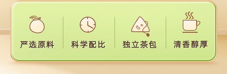 Chenpi Tartary Buckwheat Tea Chen Pi Ku Qiao Cha 5g x 20 Bags Sugar Free Wellness Tea overview