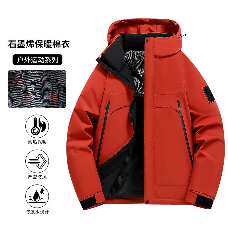 时尚户外加厚棉衣简约百搭棉衣外套