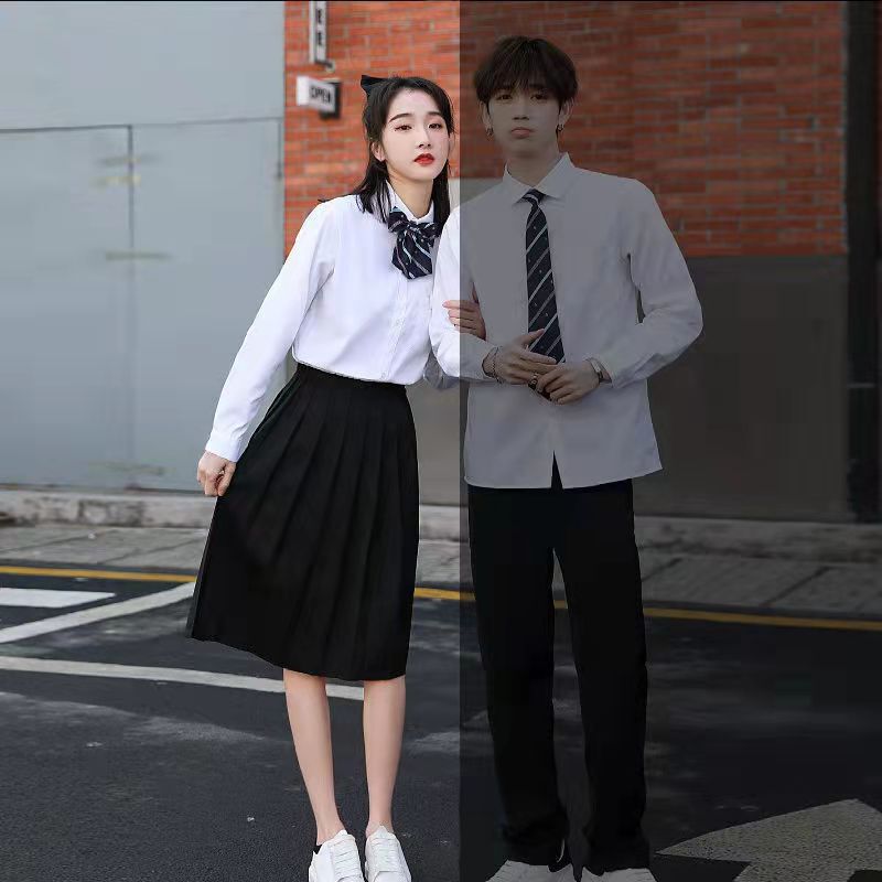 クラス制服 学院風 夏服セット 高校制服 中学生男女兼用 演奏会衣装 清新で甘いスタイル|undefined